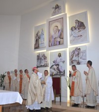 Biskup Šaško blagoslovio oltarnu sliku svetog Leopolda Mandića